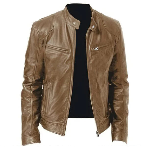 Jaqueta de Couro Masculina Valezinni
