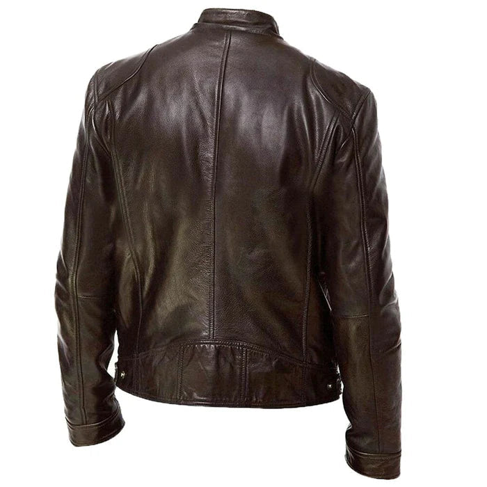 Jaqueta de Couro Masculina Valezinni