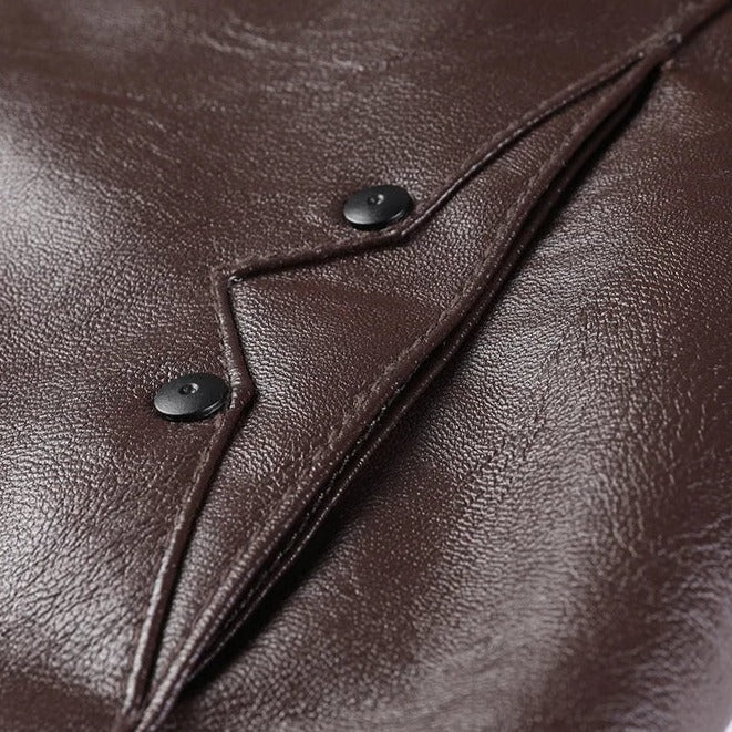 Jaqueta De Couro Masculina Valezinni MV169