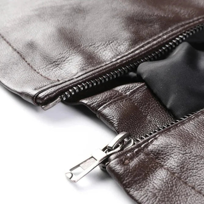 Jaqueta De Couro Masculina Valezinni MV169