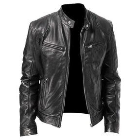 Jaqueta de Couro Masculina Valezinni