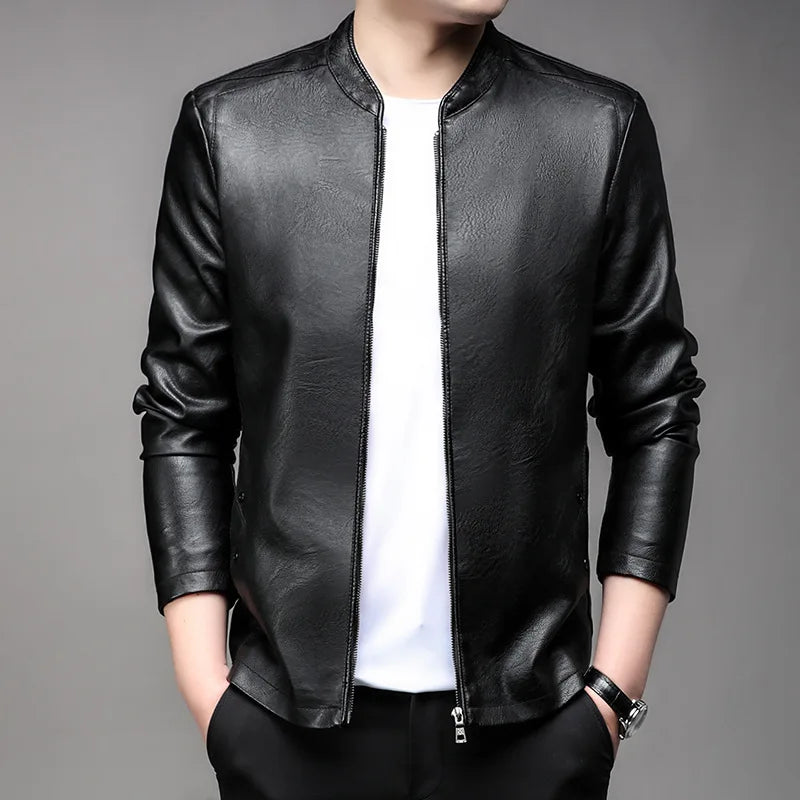 Jaqueta De Couro Masculina Valezinni MV169