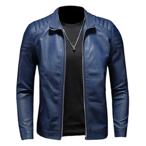 Jaqueta de Couro Motociclista Masculina Valezinni VZ167