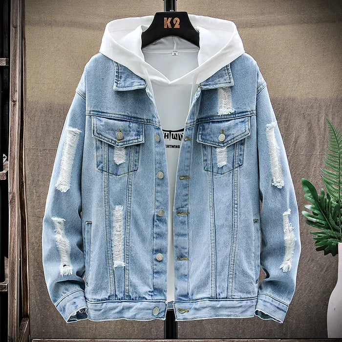 Jaqueta Jeans Masculina Valezinni