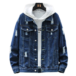 Jaqueta Jeans Masculina Valezinni