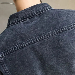 Jaqueta Jeans Masculina com Botões Valezinni VZ160