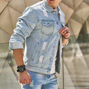Jaqueta Jeans Masculina Valezinni VZ158