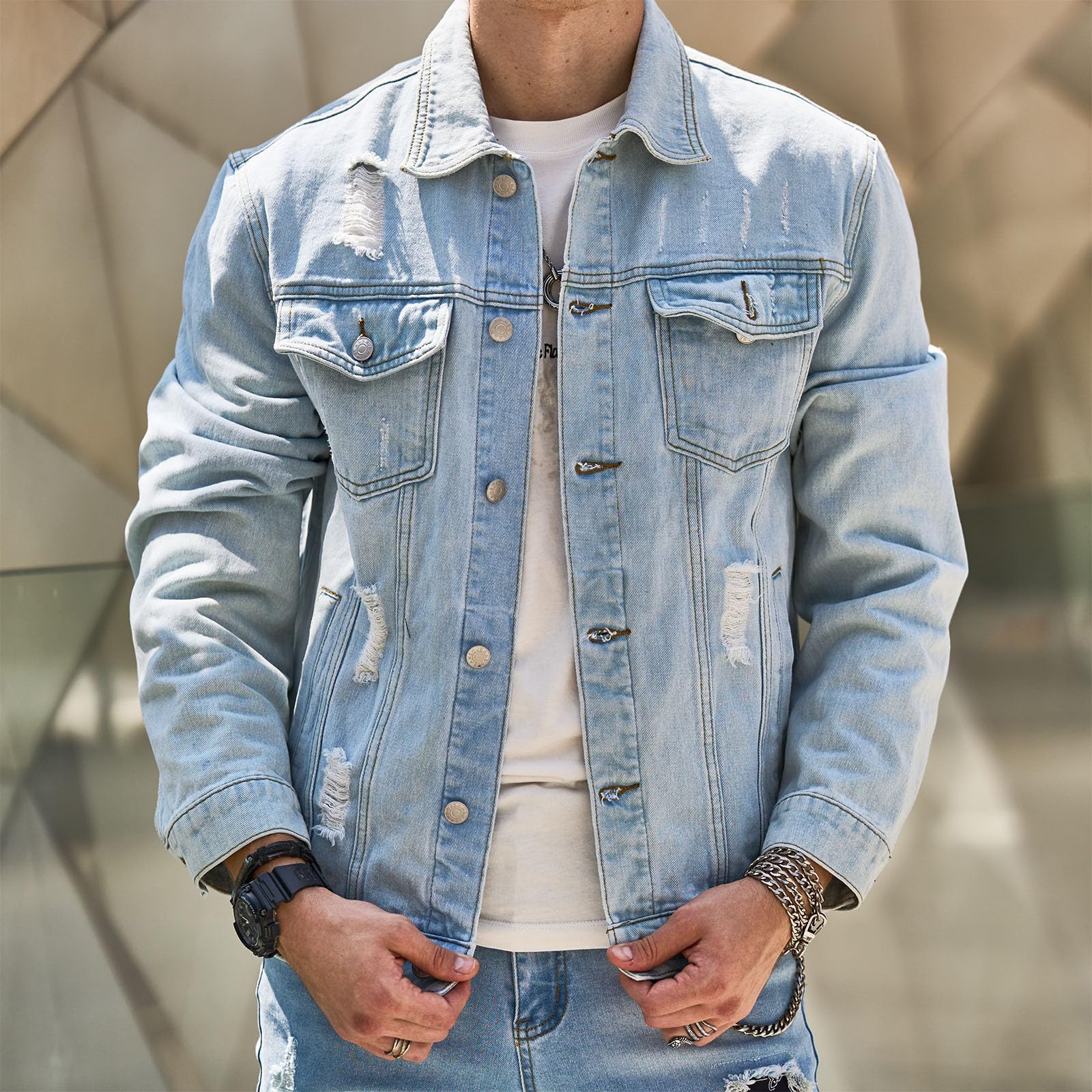Jaqueta Jeans Masculina Valezinni VZ158
