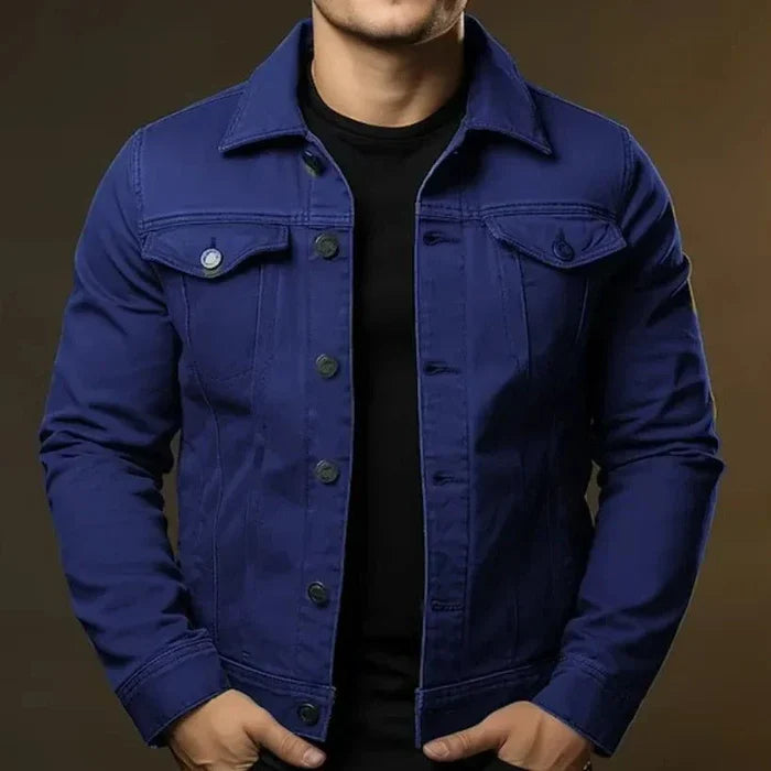 Jaqueta Jeans Masculina Slim Valezinni VZ073