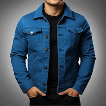 Jaqueta Jeans Masculina Slim Valezinni VZ073