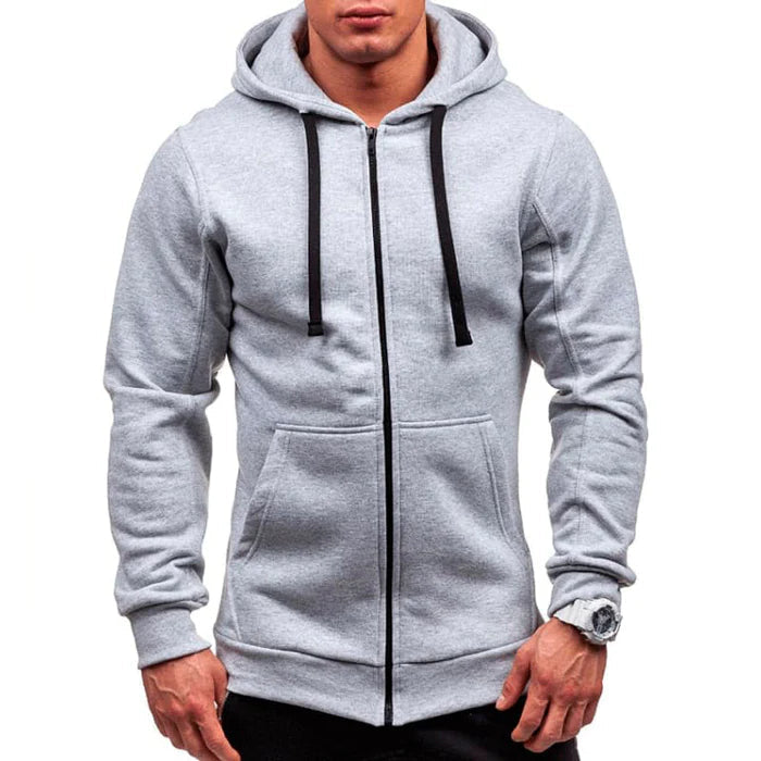 Jaqueta Moletom Masculina com Capuz e Zíper Valezinni VZ0092