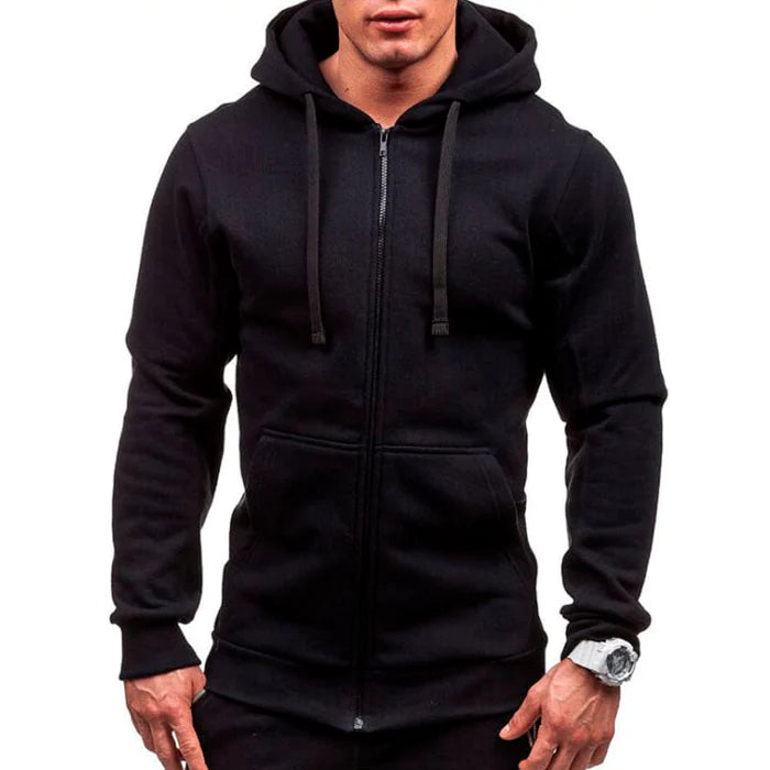 Jaqueta Moletom Masculina com Capuz e Zíper Valezinni VZ0092