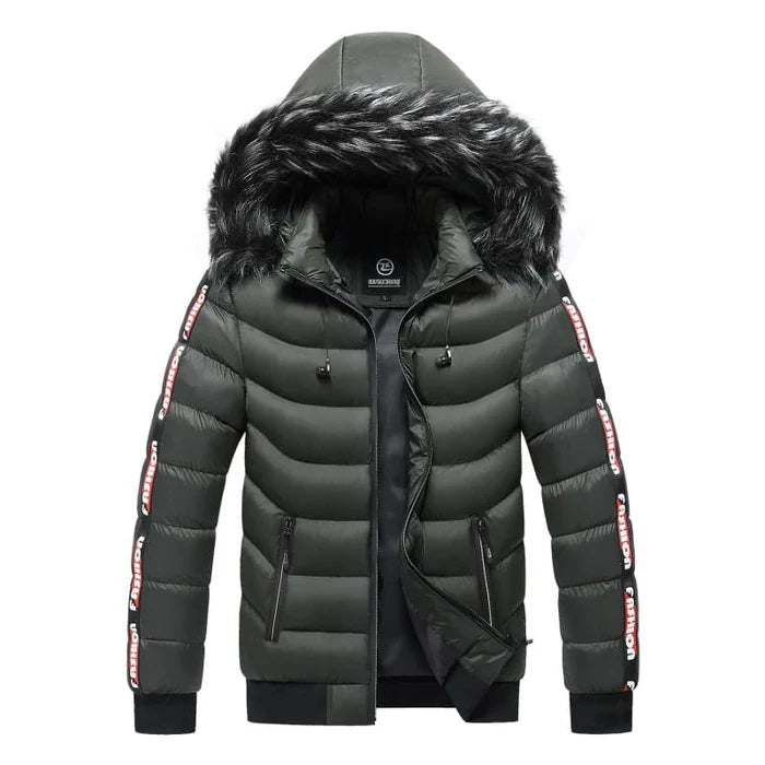 Jaqueta Puffer Unissex Capuz Forrado Valezinni