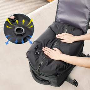 Mochila de Compressão a Vácuo | Ganhe Airbag + Bomba