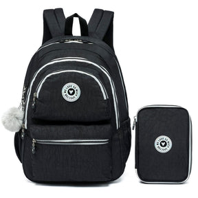 Mochila Feminina Escolar Welove + Estojo & Chaveiro de Brinde