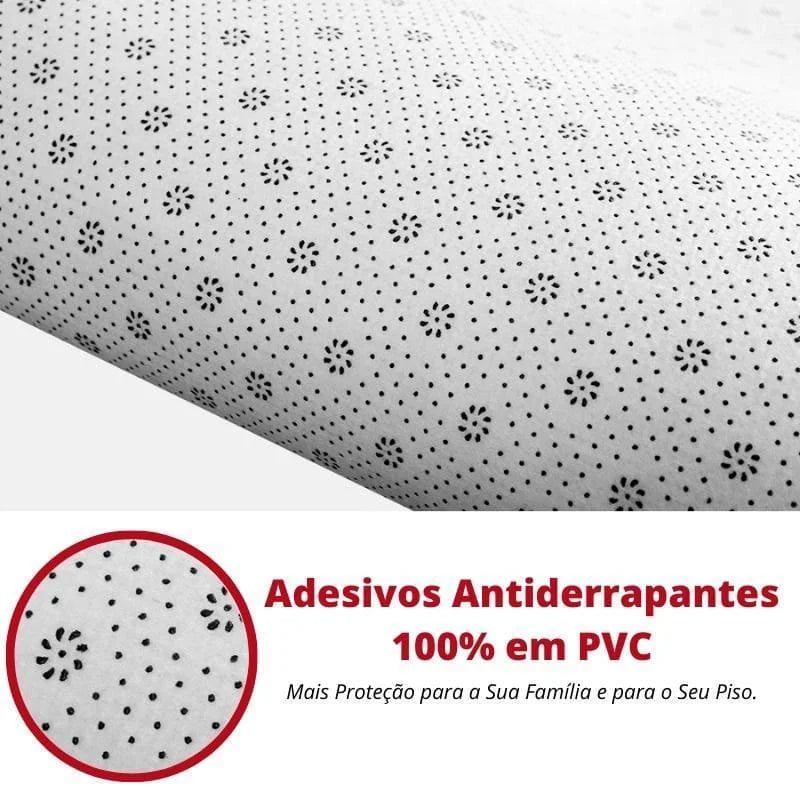 Tapete Felpudo Marrom Mesclado Antiderrapante para Sala e Quarto