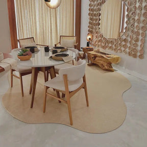 Tapete orgânico Minimalista Irregular Antiderrapante Luxo