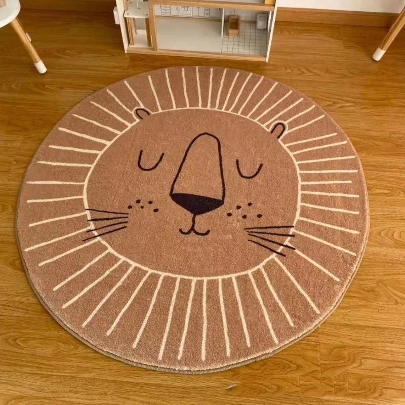 Tapete Infantil para Sala e Quarto Desenho Leão