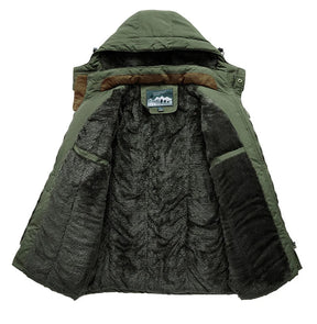 Jaqueta Masculina de Inverno com Capuz Forrada com Lã Valezinni VZ025